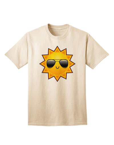 Sun With Sunglasses - Premium Adult T-Shirt Collection-Mens T-shirts-TooLoud-Natural-Small-Davson Sales