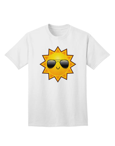 Sun With Sunglasses - Premium Adult T-Shirt Collection-Mens T-shirts-TooLoud-White-Small-Davson Sales