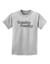 Sunday Funday Text Design Childrens T-Shirt by TooLoud-Childrens T-Shirt-TooLoud-AshGray-X-Small-Davson Sales