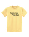 Sunday Funday Text Design Childrens T-Shirt by TooLoud-Childrens T-Shirt-TooLoud-Daffodil-Yellow-X-Small-Davson Sales