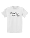 Sunday Funday Text Design Childrens T-Shirt by TooLoud-Childrens T-Shirt-TooLoud-White-X-Small-Davson Sales