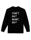 Suns Out Guns Out Adult Long Sleeve Dark T-Shirt-TooLoud-Black-Small-Davson Sales