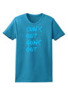 Suns Out Guns Out - Blue Womens Dark T-Shirt-TooLoud-Turquoise-X-Small-Davson Sales