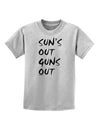 Suns Out Guns Out Childrens T-Shirt-Childrens T-Shirt-TooLoud-AshGray-X-Small-Davson Sales