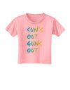 Suns Out Guns Out - Gradient Colors Toddler T-Shirt-Toddler T-Shirt-TooLoud-Candy-Pink-2T-Davson Sales