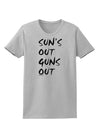 Suns Out Guns Out Womens T-Shirt-Womens T-Shirt-TooLoud-AshGray-X-Small-Davson Sales