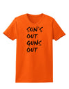 Suns Out Guns Out Womens T-Shirt-Womens T-Shirt-TooLoud-Orange-X-Small-Davson Sales