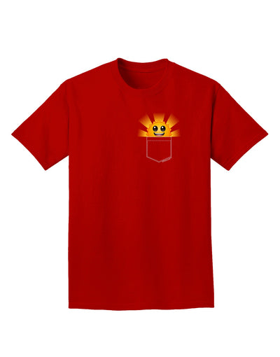 Sunshine In My Pocket Adult Dark T-Shirt-Mens T-Shirt-TooLoud-Red-Small-Davson Sales