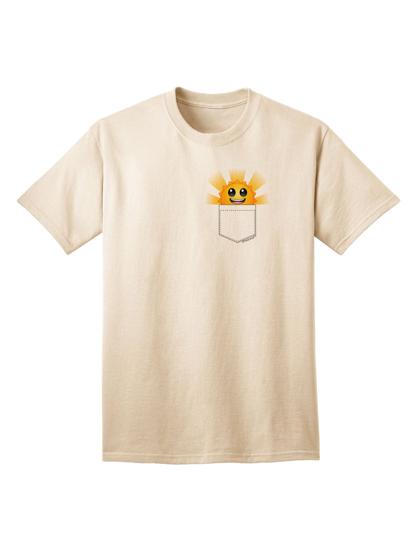Sunshine In My Pocket Adult T-Shirt-Mens T-Shirt-TooLoud-Natural-Small-Davson Sales