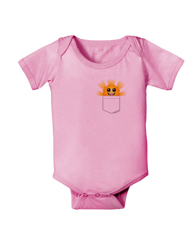 Sunshine In My Pocket Baby Romper Bodysuit-Baby Romper-TooLoud-Pink-06-Months-Davson Sales