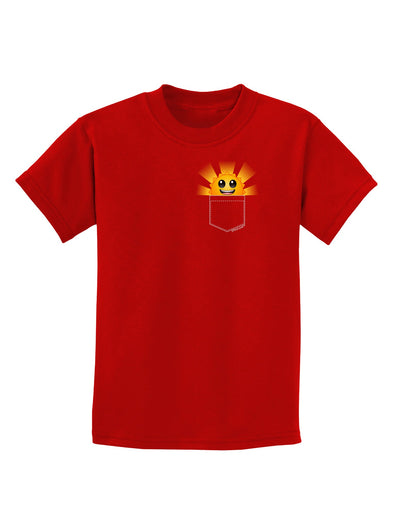Sunshine In My Pocket Childrens Dark T-Shirt-Childrens T-Shirt-TooLoud-Red-X-Small-Davson Sales