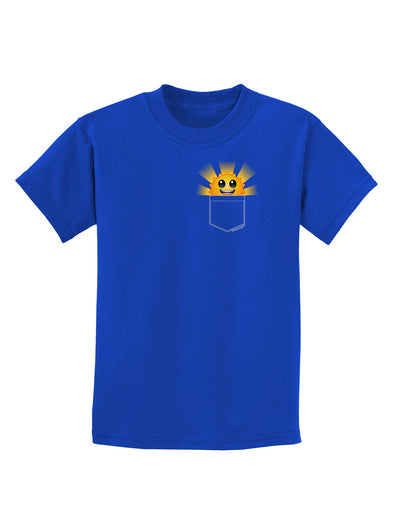 Sunshine In My Pocket Childrens Dark T-Shirt-Childrens T-Shirt-TooLoud-Royal-Blue-X-Small-Davson Sales