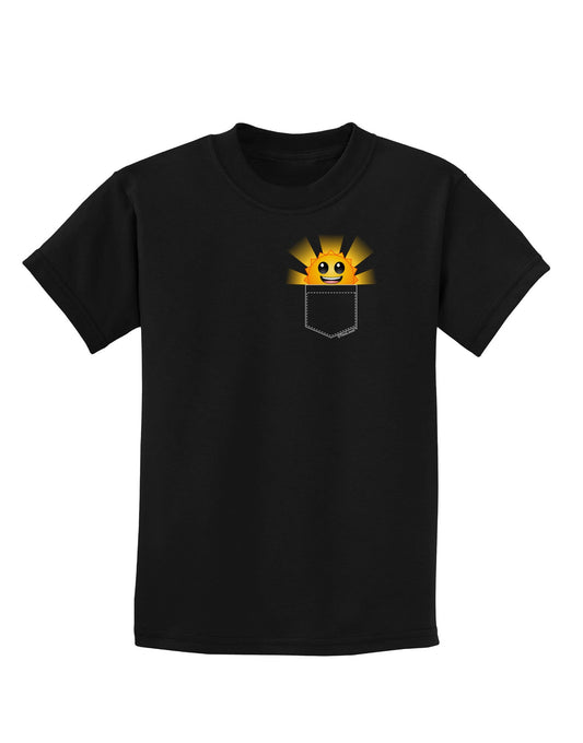 Sunshine In My Pocket Childrens Dark T-Shirt-Childrens T-Shirt-TooLoud-Black-X-Small-Davson Sales