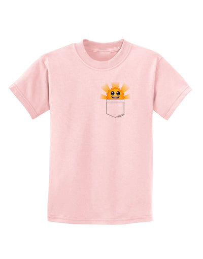 Sunshine In My Pocket Childrens T-Shirt-Childrens T-Shirt-TooLoud-PalePink-X-Small-Davson Sales
