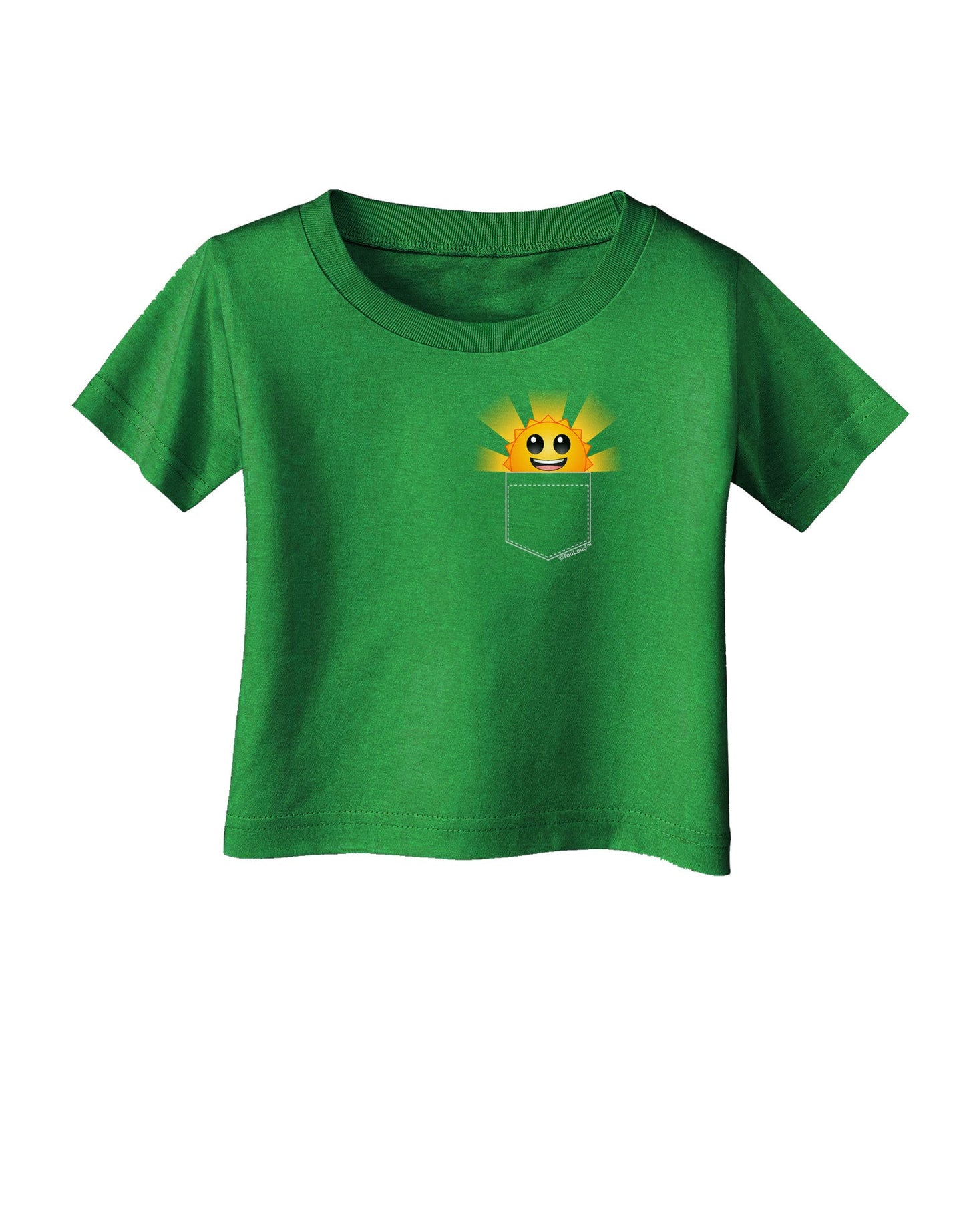 Sunshine In My Pocket Infant T-Shirt Dark-Infant T-Shirt-TooLoud-Clover-Green-06-Months-Davson Sales