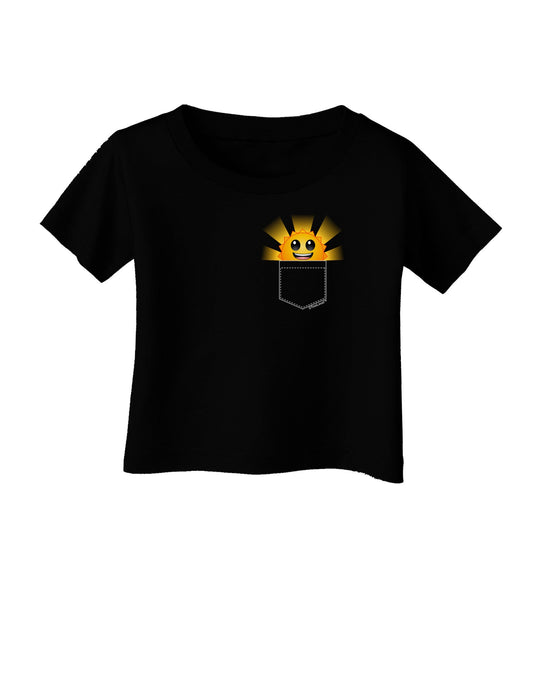 Sunshine In My Pocket Infant T-Shirt Dark-Infant T-Shirt-TooLoud-Black-06-Months-Davson Sales