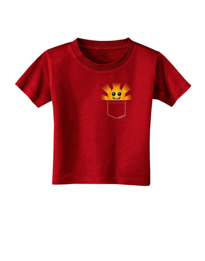 Sunshine In My Pocket Toddler T-Shirt Dark-Toddler T-Shirt-TooLoud-Red-2T-Davson Sales