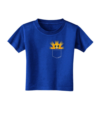 Sunshine In My Pocket Toddler T-Shirt Dark-Toddler T-Shirt-TooLoud-Royal-Blue-2T-Davson Sales