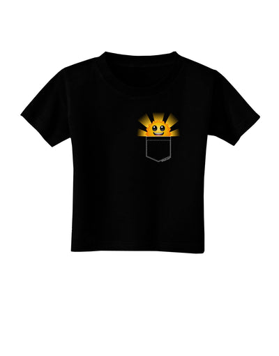 Sunshine In My Pocket Toddler T-Shirt Dark-Toddler T-Shirt-TooLoud-Black-2T-Davson Sales