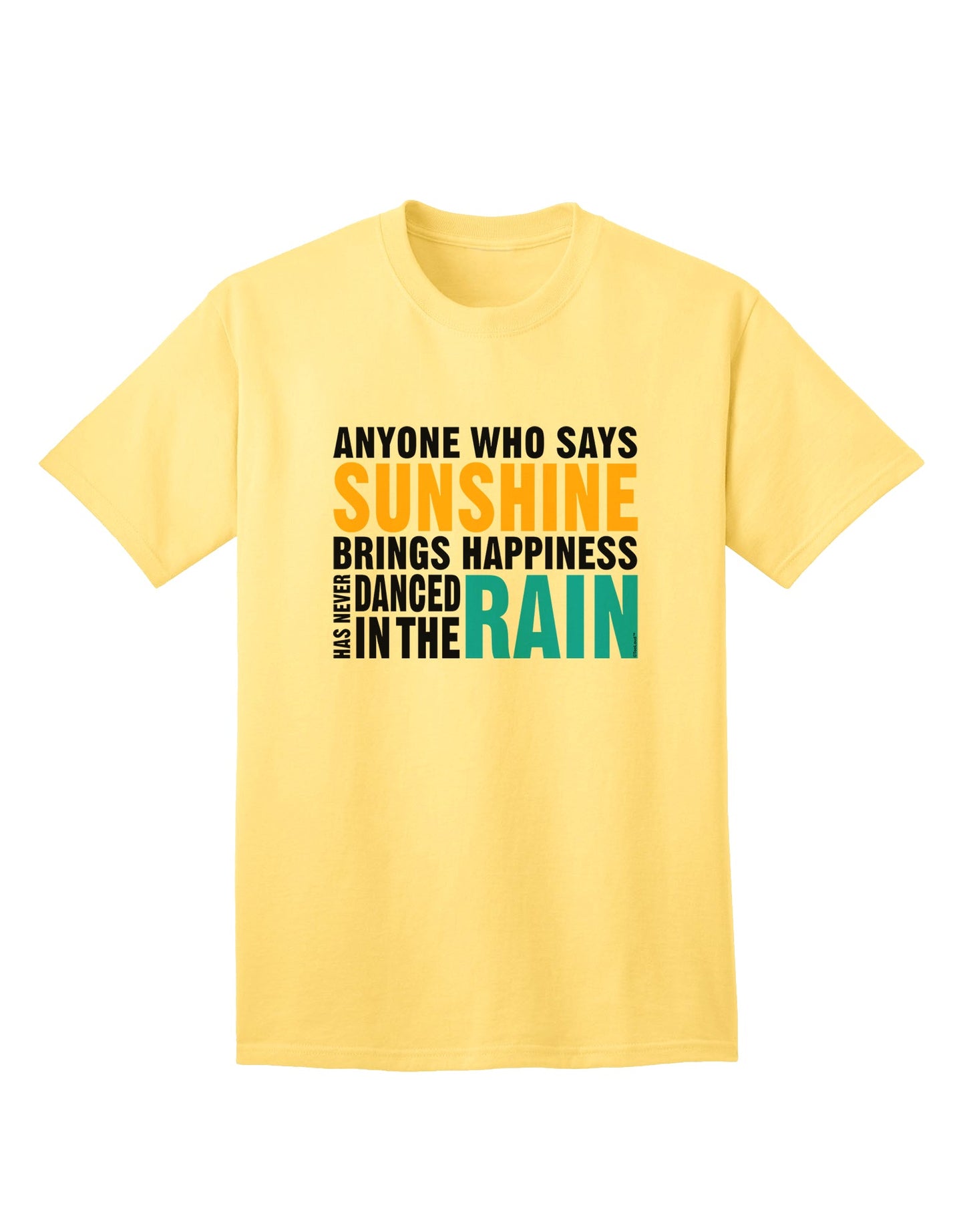 Sunshine Inspirational Quote Adult T-Shirt: A Must-Have for Positivity Seekers-Mens T-shirts-TooLoud-Yellow-Small-Davson Sales
