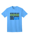 Sunshine Inspirational Quote Adult T-Shirt: A Must-Have for Positivity Seekers-Mens T-shirts-TooLoud-Aquatic-Blue-Small-Davson Sales