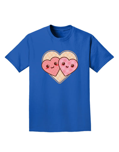 Super Cute Kawaii Hearts Adult Dark T-Shirt-Mens T-Shirt-TooLoud-Royal-Blue-Small-Davson Sales