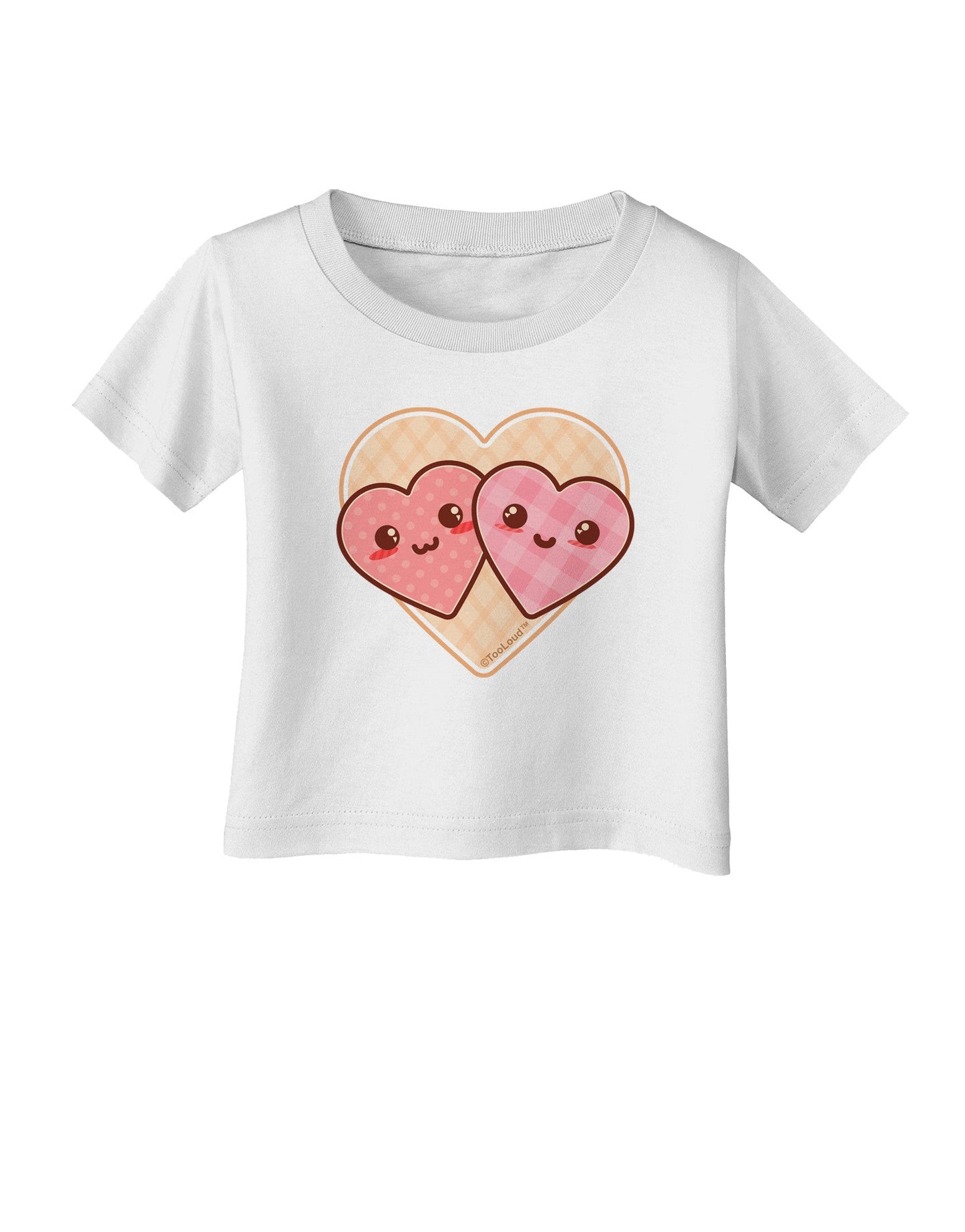 Super Cute Kawaii Hearts Infant T-Shirt-Infant T-Shirt-TooLoud-White-06-Months-Davson Sales