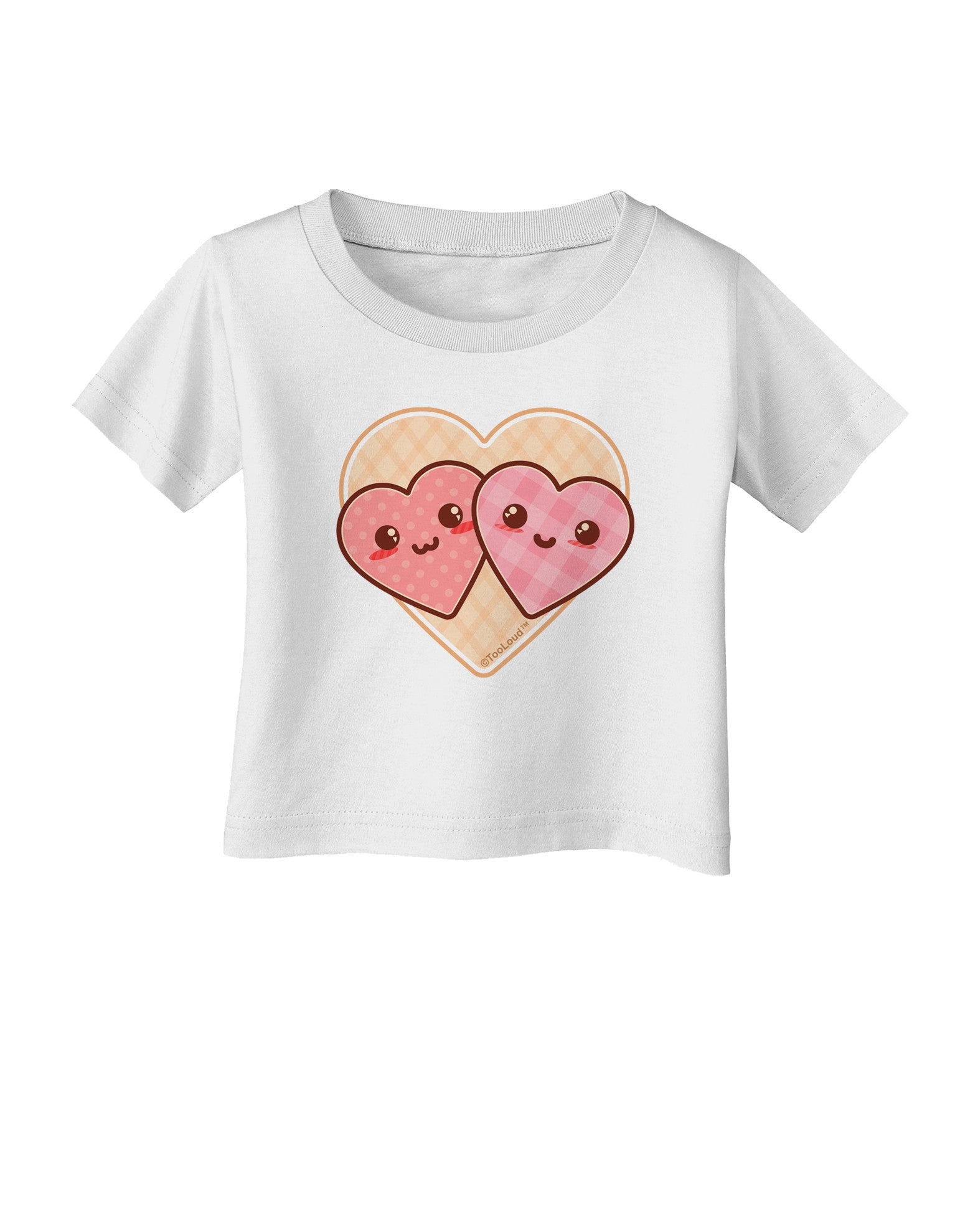Super Cute Kawaii Hearts Infant T-Shirt-Infant T-Shirt-TooLoud-White-06-Months-Davson Sales