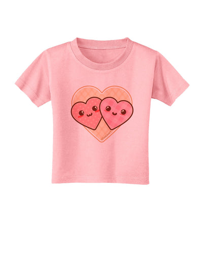 Super Cute Kawaii Hearts Toddler T-Shirt-Toddler T-Shirt-TooLoud-Candy-Pink-2T-Davson Sales