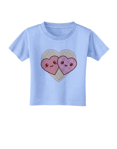 Super Cute Kawaii Hearts Toddler T-Shirt-Toddler T-Shirt-TooLoud-Aquatic-Blue-2T-Davson Sales