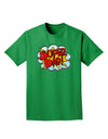 Super Dad - Superhero Comic Style Adult Dark T-Shirt-Mens T-Shirt-TooLoud-Kelly-Green-Small-Davson Sales