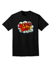 Super Dad - Superhero Comic Style Adult Dark T-Shirt-Mens T-Shirt-TooLoud-Black-Small-Davson Sales