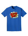 Super Dad - Superhero Comic Style Adult Dark T-Shirt-Mens T-Shirt-TooLoud-Royal-Blue-Small-Davson Sales