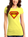 Super Mom Juniors T-Shirt-Womens Juniors T-Shirt-TooLoud-Yellow-Small-Davson Sales