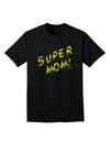 Super Mom - Lightening Bolt Design Adult Dark T-Shirt by TooLoud-Mens T-Shirt-TooLoud-Black-Small-Davson Sales