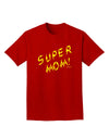 Super Mom - Lightening Bolt Design Adult Dark T-Shirt by TooLoud-Mens T-Shirt-TooLoud-Red-Small-Davson Sales