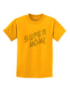 Super Mom - Lightening Bolt Design Childrens T-Shirt by TooLoud-Childrens T-Shirt-TooLoud-Gold-X-Small-Davson Sales