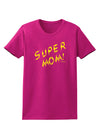 Super Mom - Lightening Bolt Design Womens Dark T-Shirt by TooLoud-Womens T-Shirt-TooLoud-Hot-Pink-Small-Davson Sales