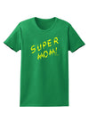 Super Mom - Lightening Bolt Design Womens Dark T-Shirt by TooLoud-Womens T-Shirt-TooLoud-Kelly-Green-X-Small-Davson Sales