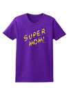 Super Mom - Lightening Bolt Design Womens Dark T-Shirt by TooLoud-Womens T-Shirt-TooLoud-Purple-X-Small-Davson Sales