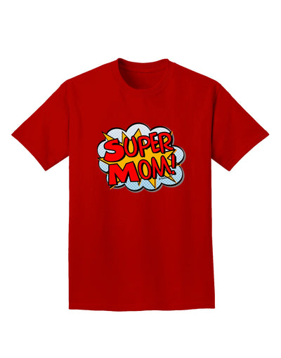 Super Mom - Superhero Comic Style Adult Dark T-Shirt-Mens T-Shirt-TooLoud-Red-Small-Davson Sales