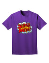 Super Mom - Superhero Comic Style Adult Dark T-Shirt-Mens T-Shirt-TooLoud-Purple-Small-Davson Sales