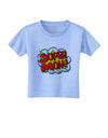 Super Mom - Superhero Comic Style Toddler T-Shirt-Toddler T-Shirt-TooLoud-Aquatic-Blue-2T-Davson Sales