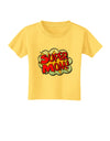 Super Mom - Superhero Comic Style Toddler T-Shirt-Toddler T-Shirt-TooLoud-Yellow-2T-Davson Sales