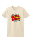 Super Mom - Superhero Comic Style Womens T-Shirt-Womens T-Shirt-TooLoud-Natural-X-Small-Davson Sales