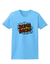 Super Mom - Superhero Comic Style Womens T-Shirt-Womens T-Shirt-TooLoud-Aquatic-Blue-X-Small-Davson Sales