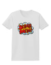 Super Mom - Superhero Comic Style Womens T-Shirt-Womens T-Shirt-TooLoud-White-X-Small-Davson Sales