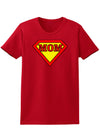 Super Mom Womens Dark T-Shirt-TooLoud-Red-X-Small-Davson Sales