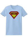 Super Mom Womens T-Shirt-Womens T-Shirt-TooLoud-Light-Blue-X-Small-Davson Sales