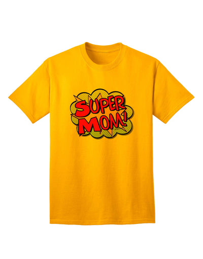 Superhero Comic Style Adult T-Shirt for Empowering Moms-Mens T-shirts-TooLoud-Gold-Small-Davson Sales